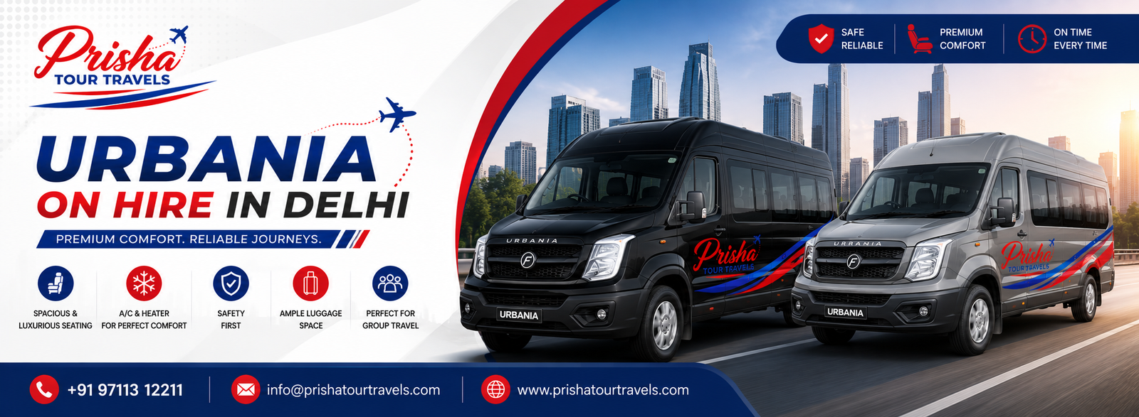 Urbania ON Hire by Prisha Tour Travels